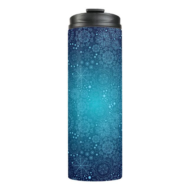 Termo Patrón de copo de nieve (Anverso)