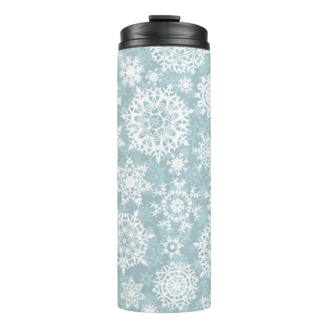 Termo Patrón de copo de nieve (Anverso)