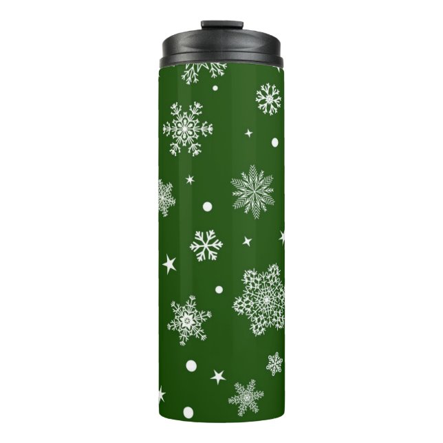 Termo Patrón de copo de nieve (Anverso)