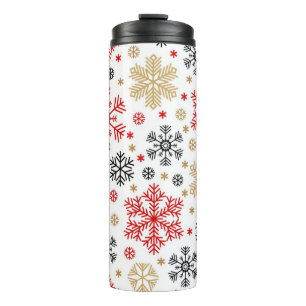Termo Patrón de copo de nieve