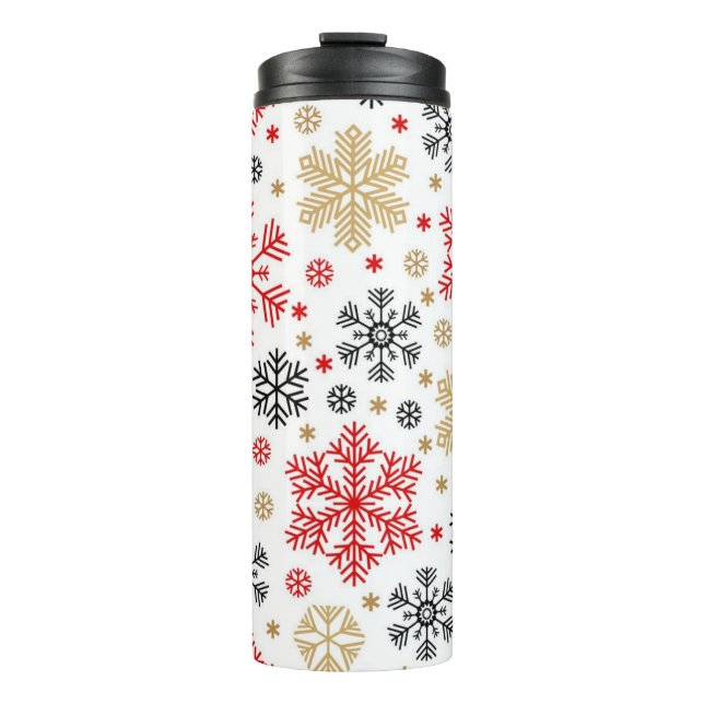 Termo Patrón de copo de nieve (Anverso)