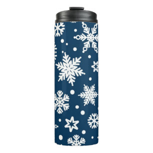 Termo Patrón de copo de nieve	
