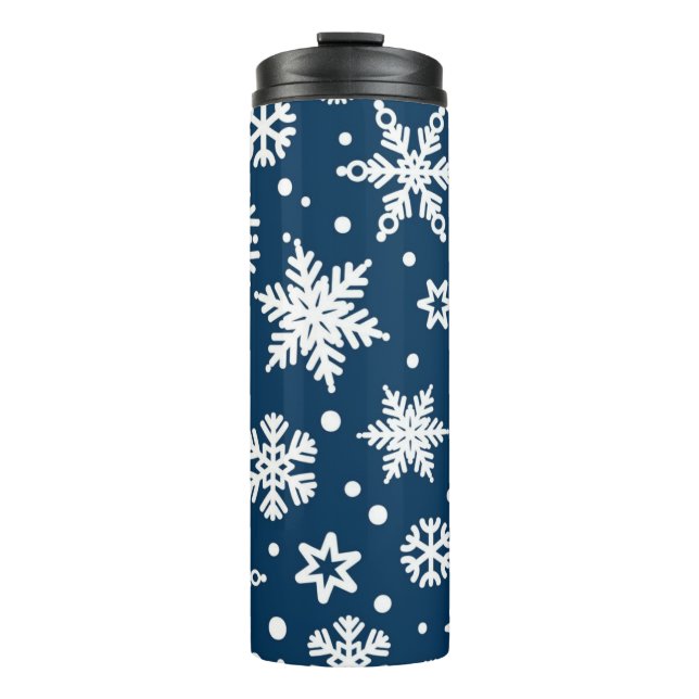 Termo Patrón de copo de nieve	 (Anverso)