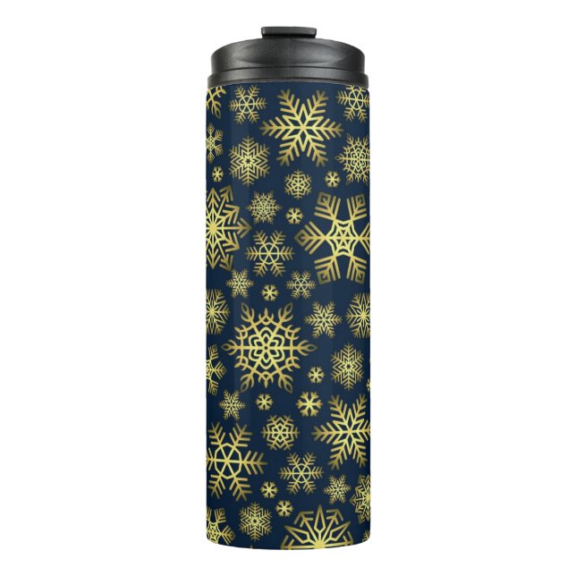 Termo Patrón de copo de nieve (Anverso)