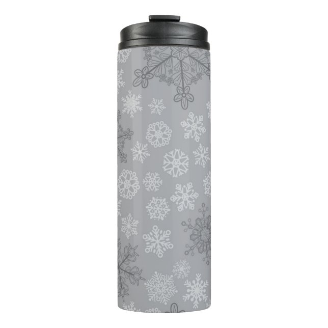 Termo Patrón de copo de nieve (Anverso)