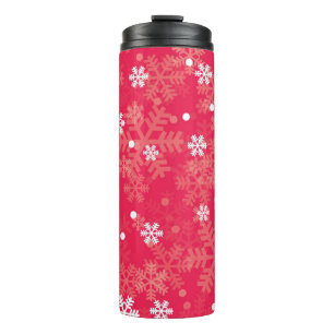 Termo Patrón de copo de nieve