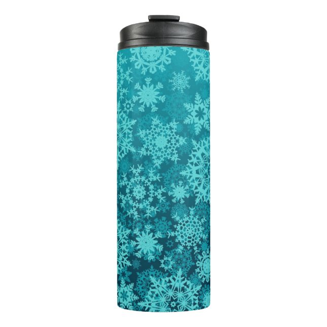 Termo Patrón de copo de nieve (Anverso)
