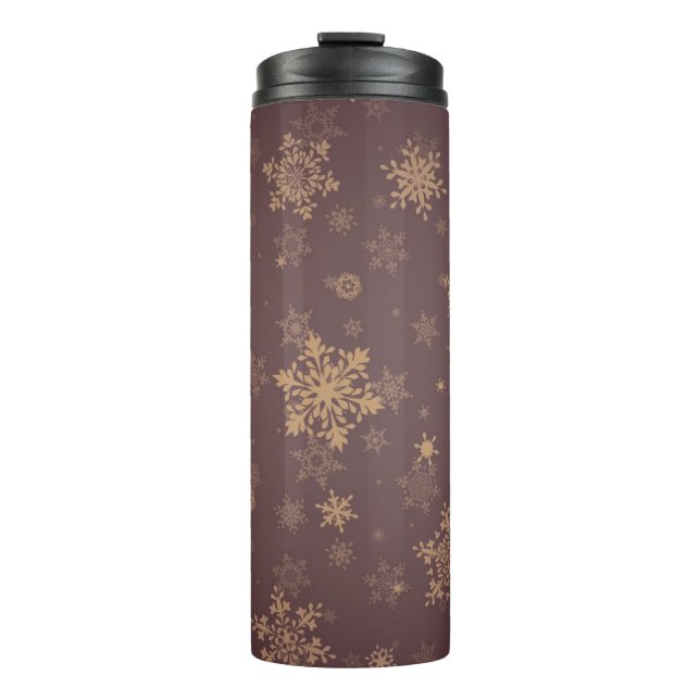 Termo Patrón de copo de nieve (Anverso)