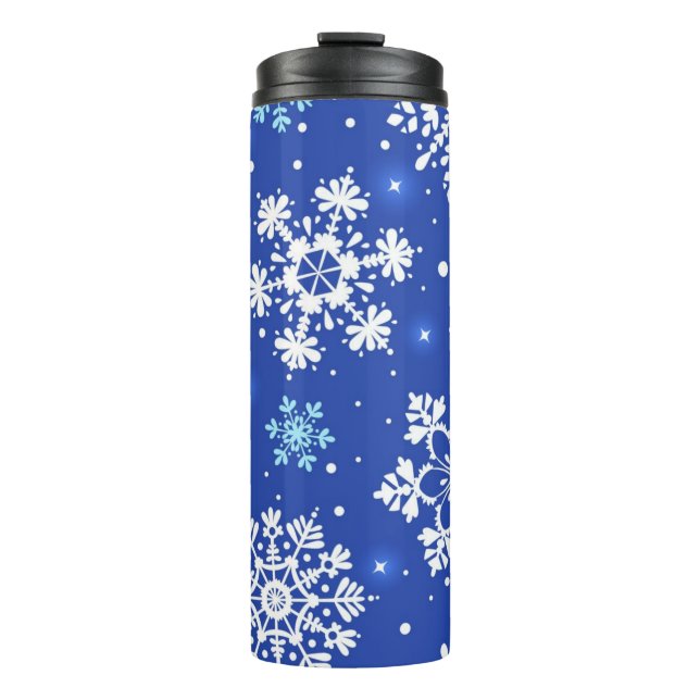 Termo Patrón de copo de nieve (Anverso)