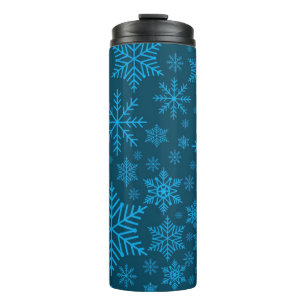 Termo Patrón de copo de nieve