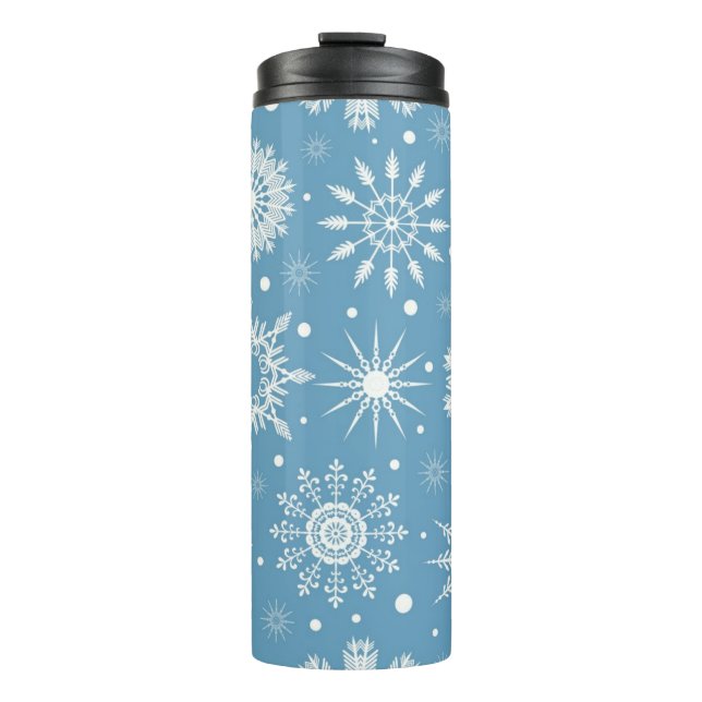 Termo Patrón de copo de nieve (Anverso)