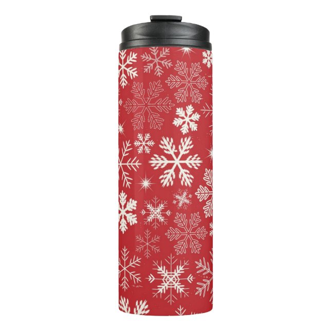 Termo Patrón de copo de nieve (Anverso)
