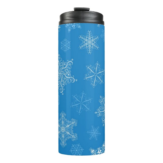 Termo Patrón de copo de nieve (Anverso)