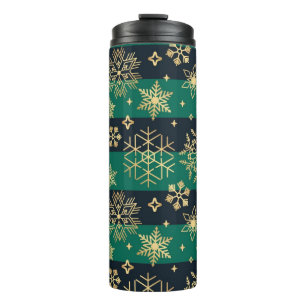 Termo Patrón de copo de nieve