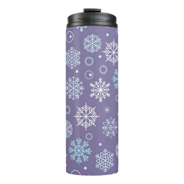 Termo Patrón de copo de nieve (Anverso)