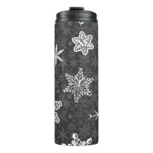 Termo Patrón de copo de nieve