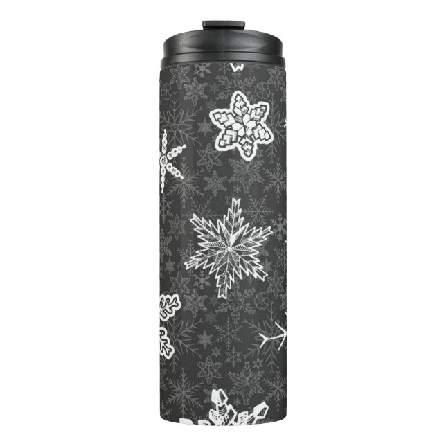 Termo Patrón de copo de nieve (Anverso)
