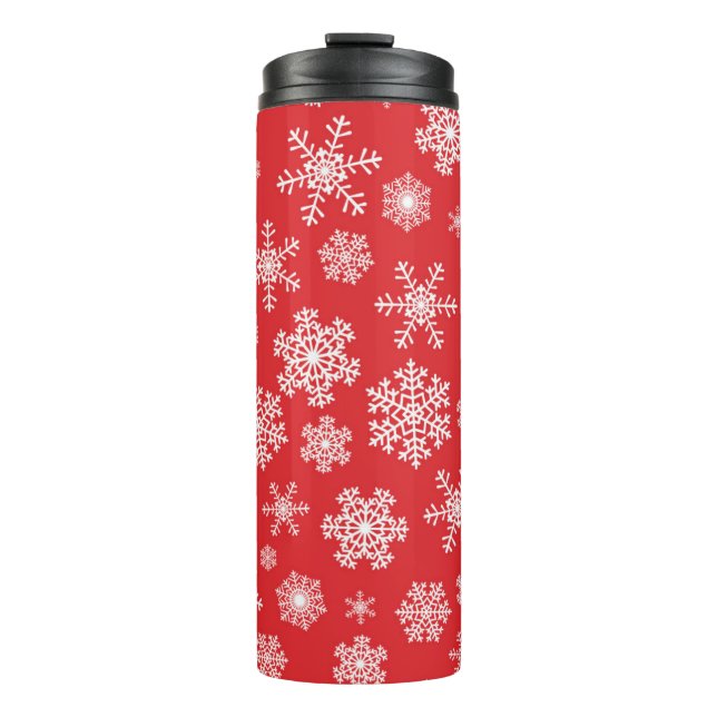 Termo Patrón de copo de nieve (Anverso)