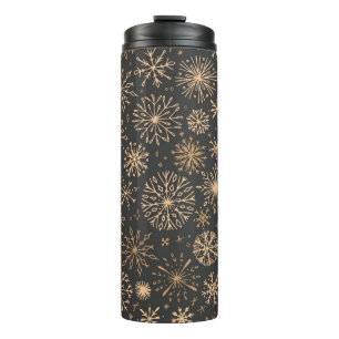 Termo Patrón de copo de nieve