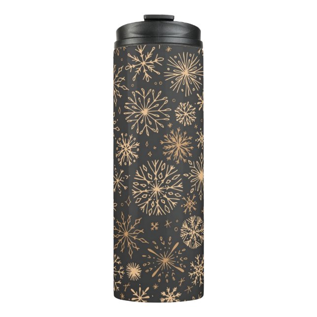 Termo Patrón de copo de nieve (Anverso)