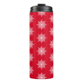 Termo Patrón de copos de nieve del G-Clef de ornitología