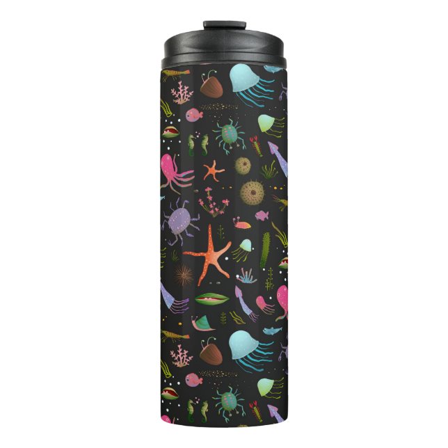 Termo Patrón de cristales de mar (Anverso)