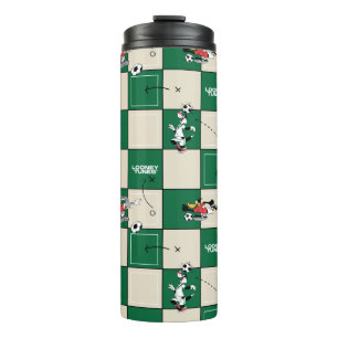 Termo Patrón de cuadrícula de fútbol de LOONEY TUNES™