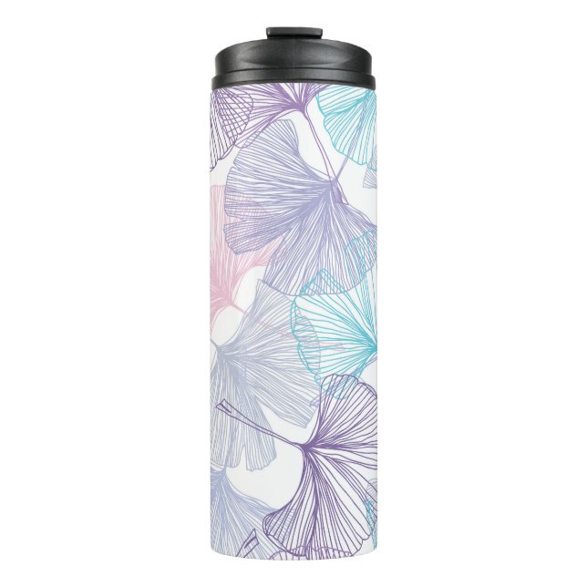 Termo Patrón de cuarzo de Gingko Biloba Rosa (Anverso)