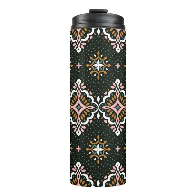 Termo Patrón de damasco de época oriental. Cerámica de T (Anverso)