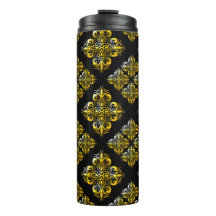 Patrón de Damasco de Vintage