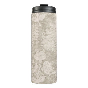 Termo Patrón de damasco Pastel Pearl