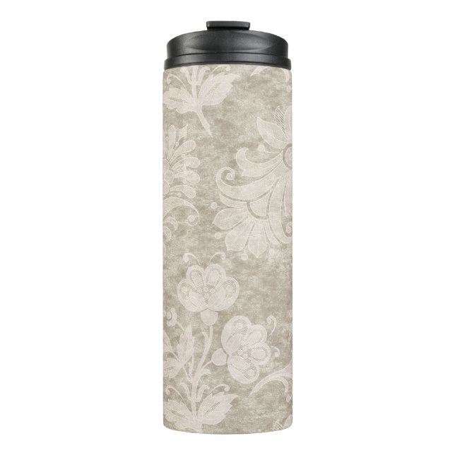 Termo Patrón de damasco Pastel Pearl (Anverso)