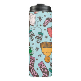 Termo Patrón de dibujo de dibujos de dibujos de dibujos 