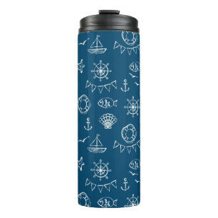 Termo Patrón de dibujo de talla náutica 2