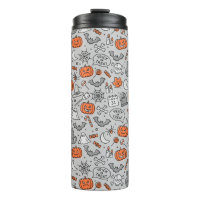 Patrón de dibujos animados de Halloween para niños
