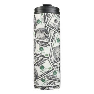 Termo Patrón de dinero de billete de $10