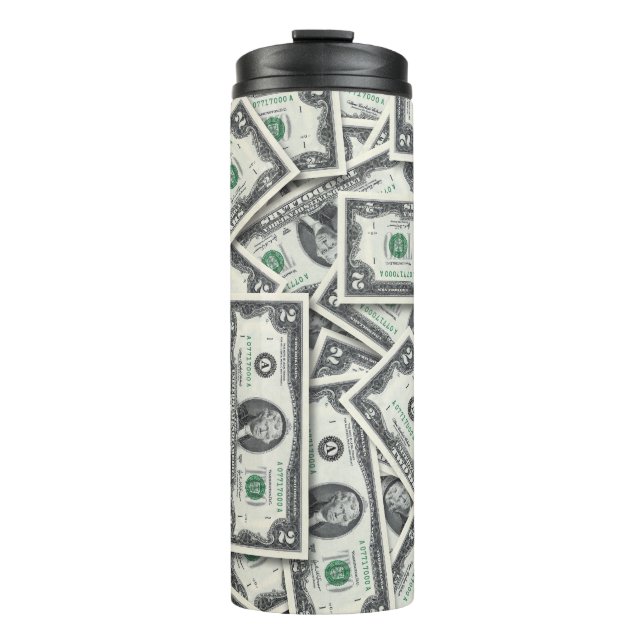 Termo Patrón de dinero de billete de 2 dólares (Anverso)