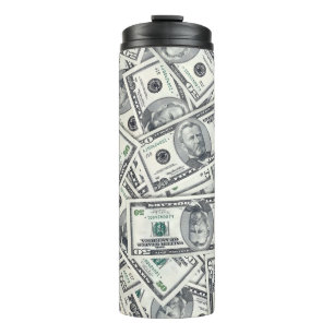 Termo Patrón de dinero de billete de cincuenta dólares
