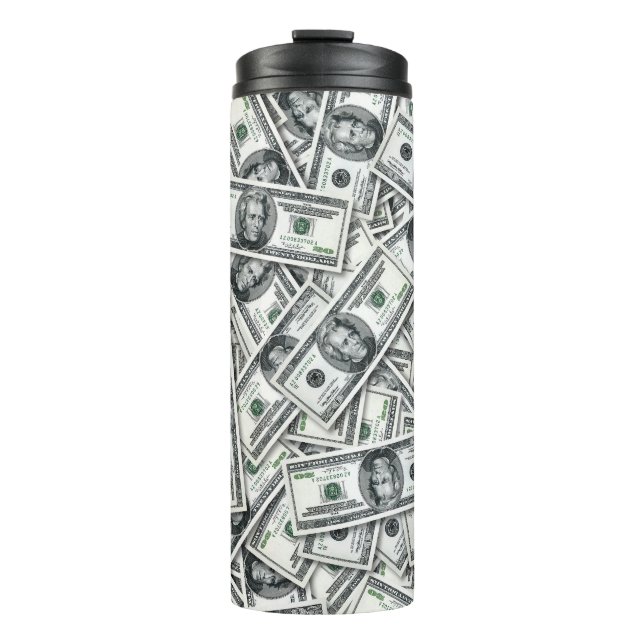 Termo Patrón de dinero de billete de veinte dólares (Anverso)
