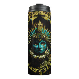 Termo Patrón de diseño dos de Azteca