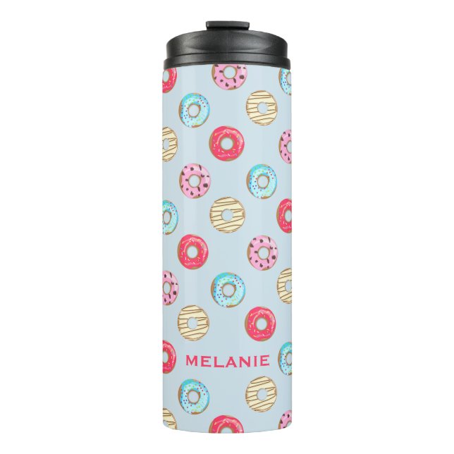 Termo Patrón de donut glaseado personalizado (Anverso)