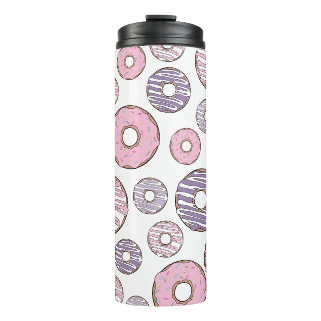 Termo Patrón De Donuts, Donuts Rosados, Donuts Morados (Anverso)