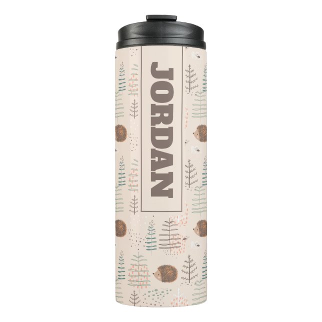 Termo Patrón de edgehog de Cuadros Woodland (Anverso)