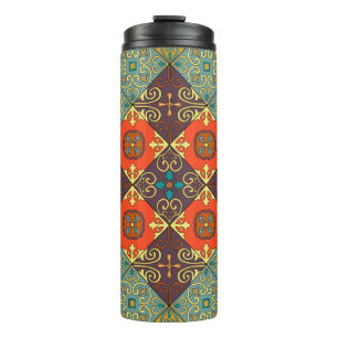 Termo Patrón de estilo Talavera de mosaicos portugueses