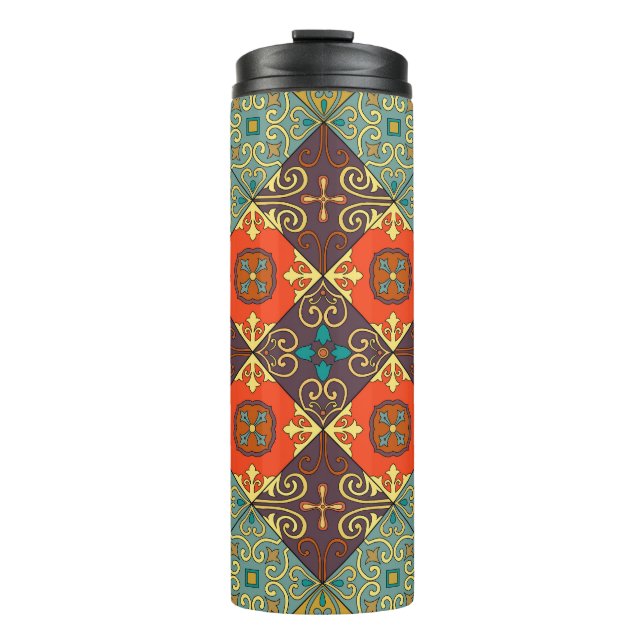 Termo Patrón de estilo Talavera de mosaicos portugueses (Anverso)