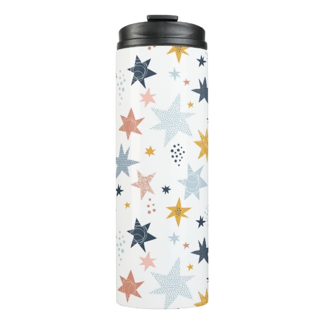 Termo Patrón de estrella divertida (Anverso)
