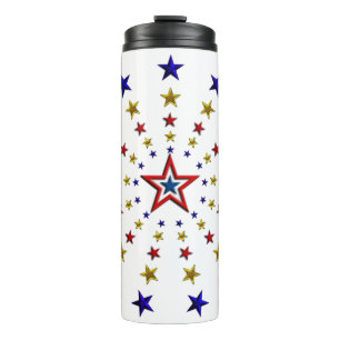 Termo Patrón de Estrellas Patrióticas