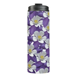 Termo Patrón de Flor de Columbina