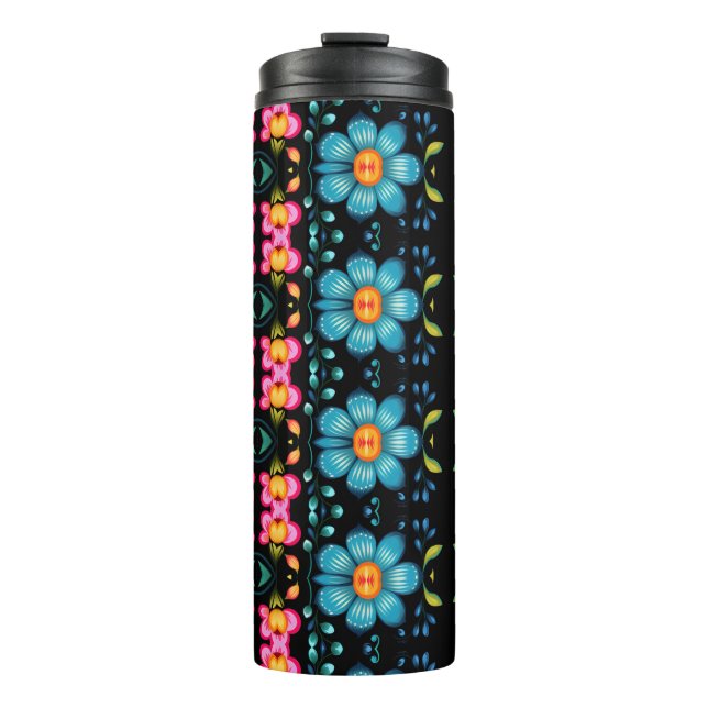 Termo Patrón de flores (Anverso)