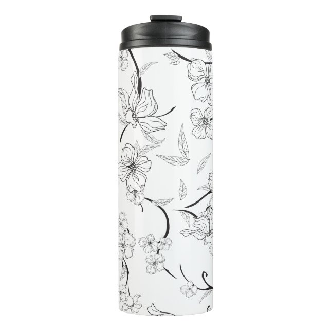 Termo Patrón de Flores Espeluznantes 7 (Anverso)
